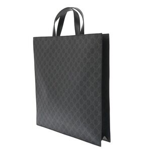 Gucci Tote Bag Canvas Supreme GG Black